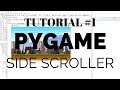 Pygame Side-Scroller Tutorial #1 - Scrolling Background/Character Movement
