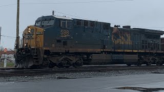 CSX M422-31 with 598 Leading