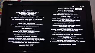Closing to Ready Player One on HBO