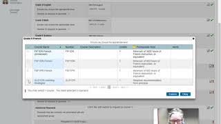 PowerSchool course Selection Video
