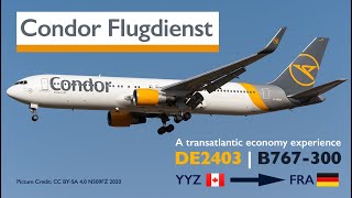 Flying transatlantic on Condor's 767-300ER | Toronto - Frankfurt | November 2021