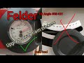 Felder Hammer saw tilt angle indicator