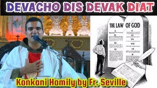 Devacho dis Devak diat (Keep the Sabbath day holy) II Konkani homily by Fr. Seville