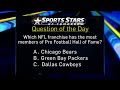 Question of the Day: Team with the Most Members in the Pro Football Hall of Fame