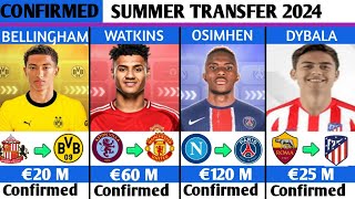 🚨ALL CONFIRMED AND RUMOURS SUMMER TRANSFER NEWS,HERE WE GO🔥WATKINS TO MAN UTD,OSIMHEN TO PSG