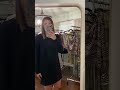 caroline tries on the z supply kyra terry dress