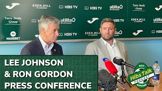 Lee Johnson & Ron Gordon Press Conference