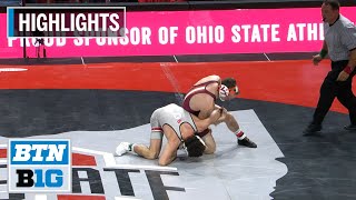 149 LBS: #21 Brent Moore (Virginia Tech) vs. #6 Sammy Sasso (Ohio State)  | 2019 B1G Wrestling