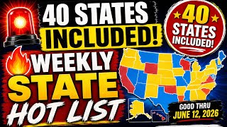 🚨 ALL U.S. STATES INCLUDED! WEEKLY STATE HOT LIST