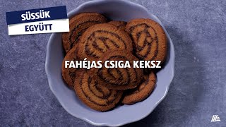 Fahéjas csiga keksz