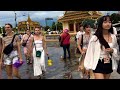 Cambodia tour 2024 : Walking tour in Phnom Penh Riverside - Street Scene 4K