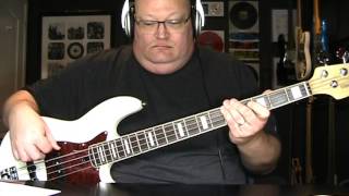 Queen & David Bowie Under Pressure Bass Cover with Notes & Tablature