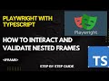 How to Handle Nested Frames in Playwright | Easy Explanation for Beginners