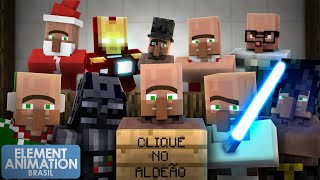 A Vida dos Aldeões - Completo (Animação de Minecraft)