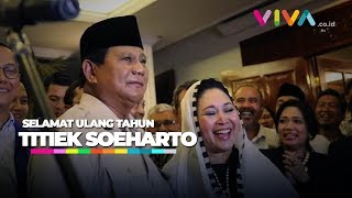 Titiek Soeharto Tersipu Dapat Ucapan Ulang Tahun Dari Prabowo