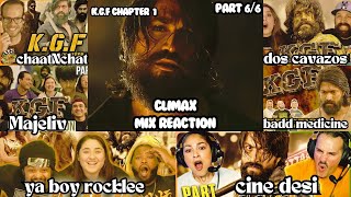 K.G.f chapter 1 climax mix reaction by foreigner (part 6) @CineDesi @ChaatNChat@BaddMedicine