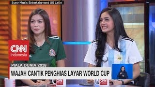 Selebritas Penghias Layar World Cup - Piala Dunia 2018 - Sandra Olga & Kartika Berliana