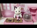 chocolatier my melody （ rement ）with sylvanianfamilies tuxedocat ！！