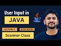 Java User Input (Scanner class) | Java Tutorial for Beginners | Amit Thinks