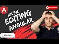 Inline Table Editing in Angular | angular tutorial | angular tutorial for beginners