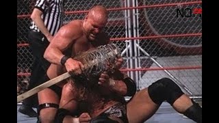 مصارعة حره دموية +18 - ستيف اوستن ضد تربيل اتش  wwe -  stone cold vs triple h blood match