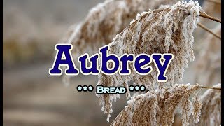 Aubrey - Bread (KARAOKE VERSION)