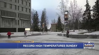 Fairbanks saw record-high weekend temperatures