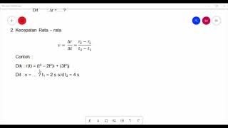 KINEMATIKA DENGAN ANALISIS VEKTOR