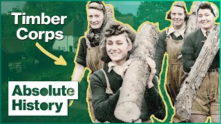 The WW2 Women Who Became Wood Cutters | Wartime Farm EP5 | Absolute History