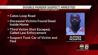 Alamance County: Man wanted in double homicide arrested by deputies, charged with murder