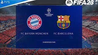 FIFA 23 - Bayern Munich vs Barcelona | Gameplay PS5 [4K 60FPS] Uefa Champions League - Watch