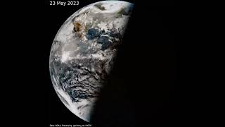 Solstice seen from space