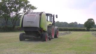 Grass baling and wrapping