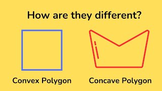 Difference between a Convex and Concave Polygon