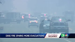 Thousands of Plumas County residents evacuate as Dixie Fire keeps burning