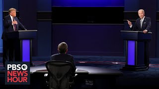 How contentious debate highlighted differences between Trump and Biden