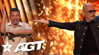 INCREDIBLE and UNIQUE Dance Audition Wins the GOLDEN BUZZER on America's Got Talent 2023!