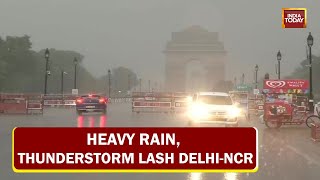 Heavy Rain, Thunderstorm Lash Delhi-NCR, Power Blackouts Reported, Flight Operations Affected