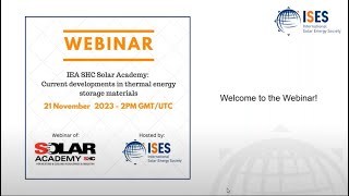 IEA SHC Solar Academy:  Current developments in thermal energy storage materials