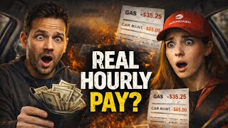 The Real Hourly Rate of Uber & DoorDash Drivers (It's Not What They Tell You)