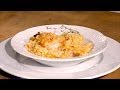 Receta rápida y deliciosa de arroz meloso con rape y langostinos. - 'De Rechupete'