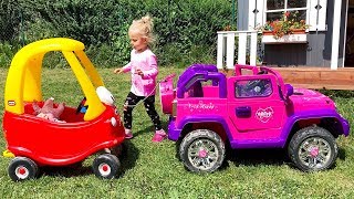 little girl elis ride on wheels