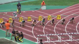 H29　千葉県選手権　女子100mH　準決勝2組