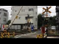 踏切 電車 子供向け動画 ★ 小田急線 代々木八幡駅① odakyu line yoyogihachiman station railroad crossing in japan