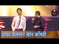 Raghav salman khan comedy || Raghav juyal and salman masti live