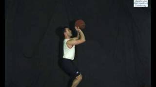 Basketball jump shot - Slow motion video