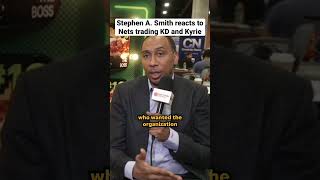 Stephen A. Smith reacts to Kevin Durant, Kyrie Irving trade #shorts #nba