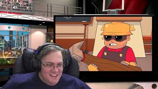 An Unexpected Crossover, Pootis Goes To Work Reaction