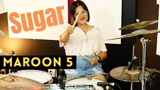 SUGAR - MAROON 5 | POP COVER by Charlene Nosce (A&F Brass Snare 5.5 x 14)