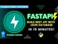 FastAPI Tutorial for Beginners ⚡️ Build REST API with Json Database (Python Project)